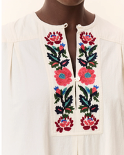 Robe RUDO crème brodée Leon & Harper