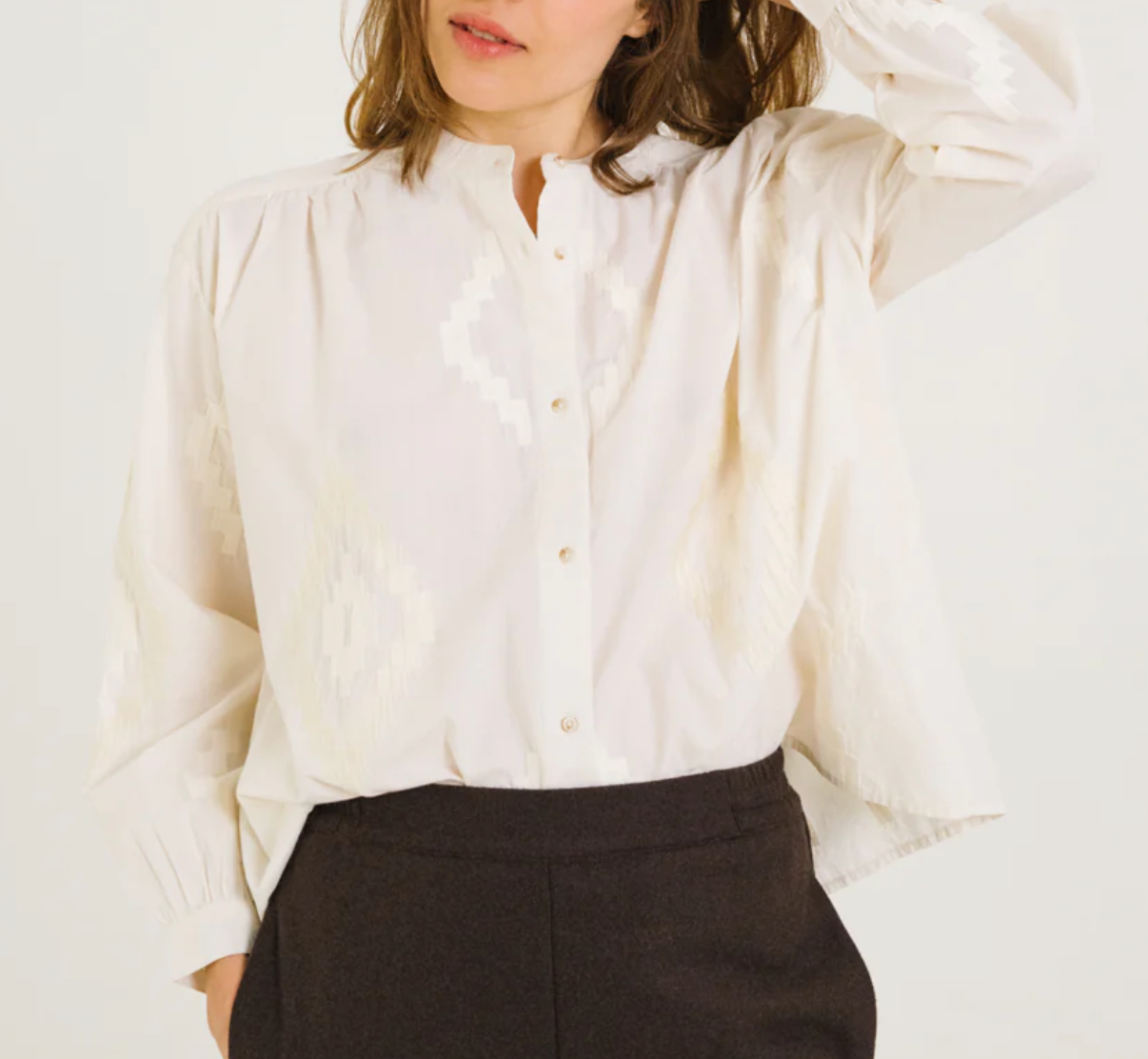 Blouse ELLA Astra écru Sacré Coeur