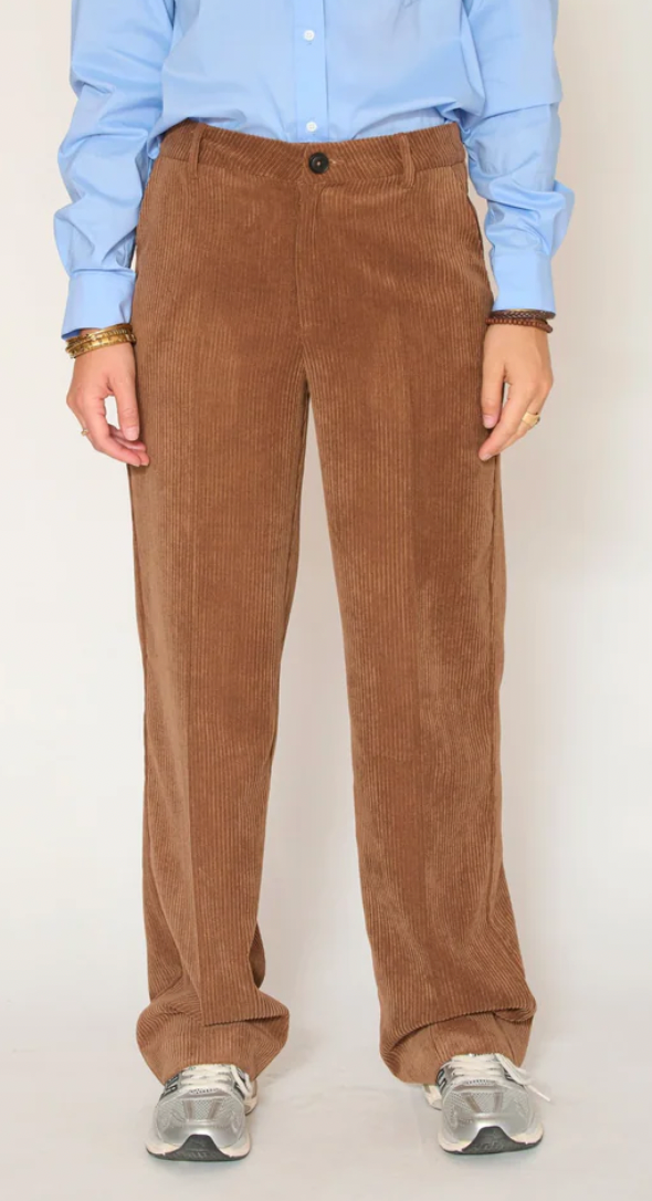 Pantalon Pimao velours cacao MKT Studio