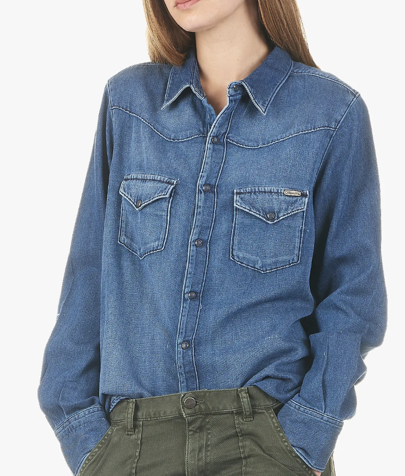 Chemise en jean brut Acquaverde