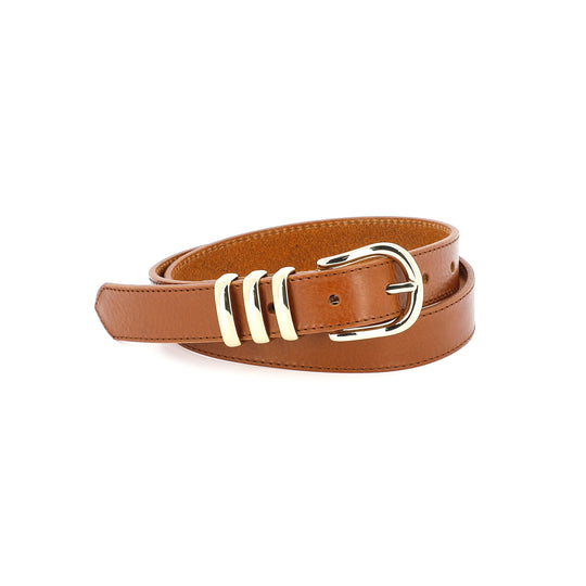 Ceinture La Iéna couleur caramel Herbert Frère Soeur