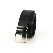 Ceinture La Pertuis en cuir noir  HERBERT Frère Soeur