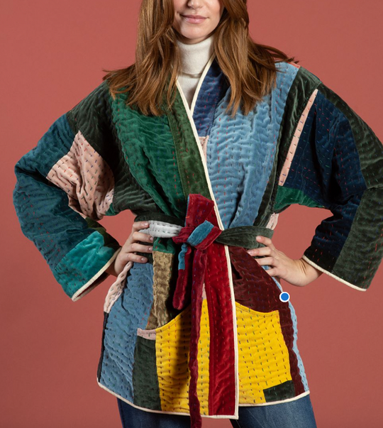 Kimono en velours Storiatipic