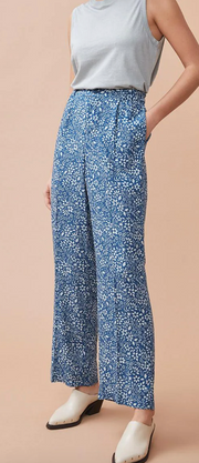 Pantalon Léon fleuri bleu Harris Wilson