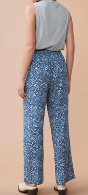 Pantalon Léon fleuri bleu Harris Wilson