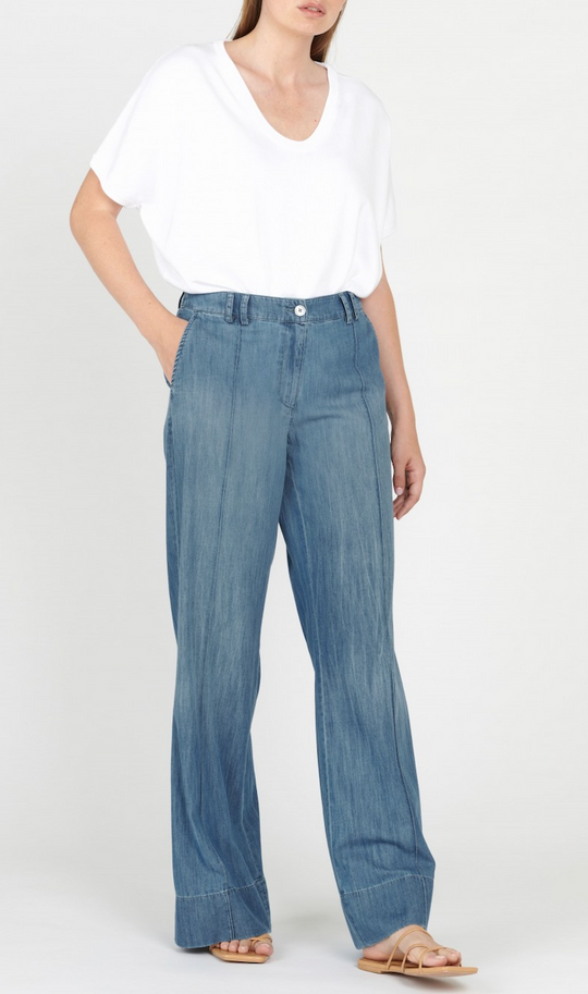 Pantalon Miguel  bleu indigo HANA SAN
