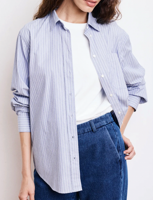 Chemise rayée bleue Cover Harford