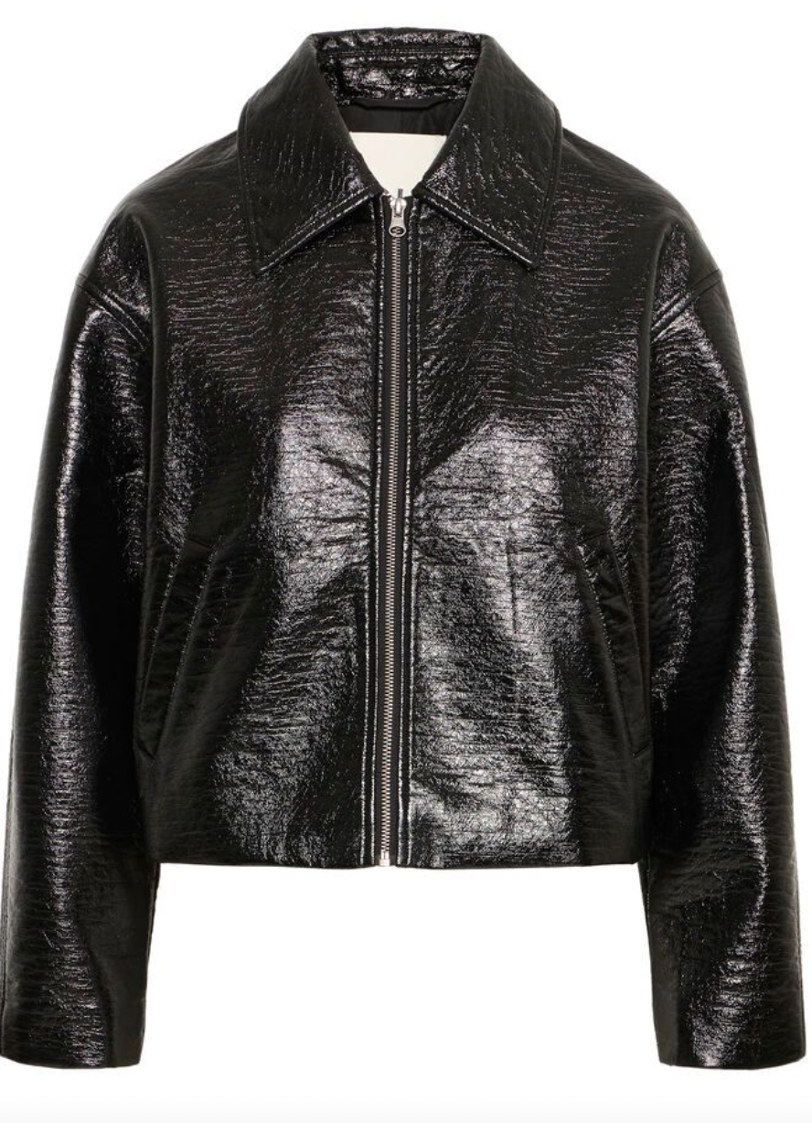 Veste en vinyle noir Ihselza Ichi