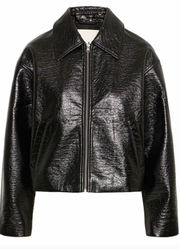 Veste en vinyle noir Ihselza Ichi