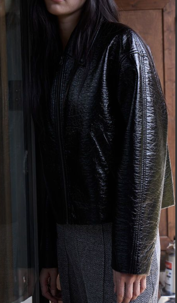 Veste en vinyle noir Ihselza Ichi