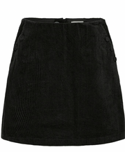 Jupe courte en velours noir Ihfocaro ICHI