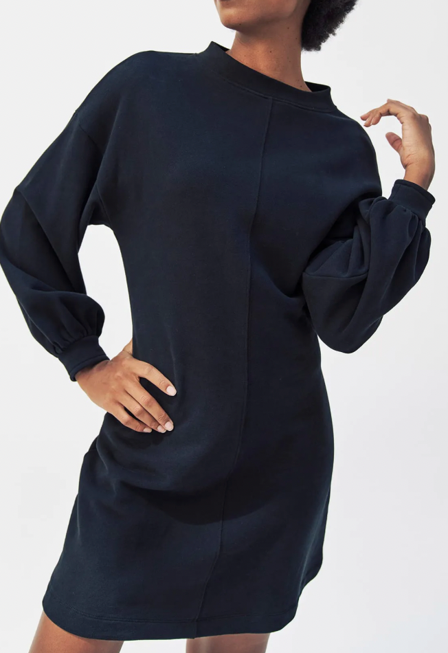 Robe Sweat noire Mademoiselle Yéyé