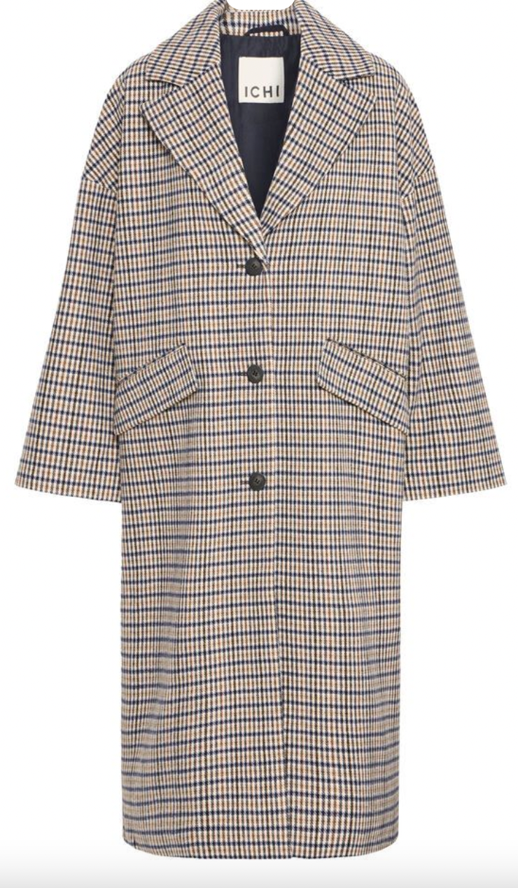 Manteau long à carreaux Ihemmalu Ichi