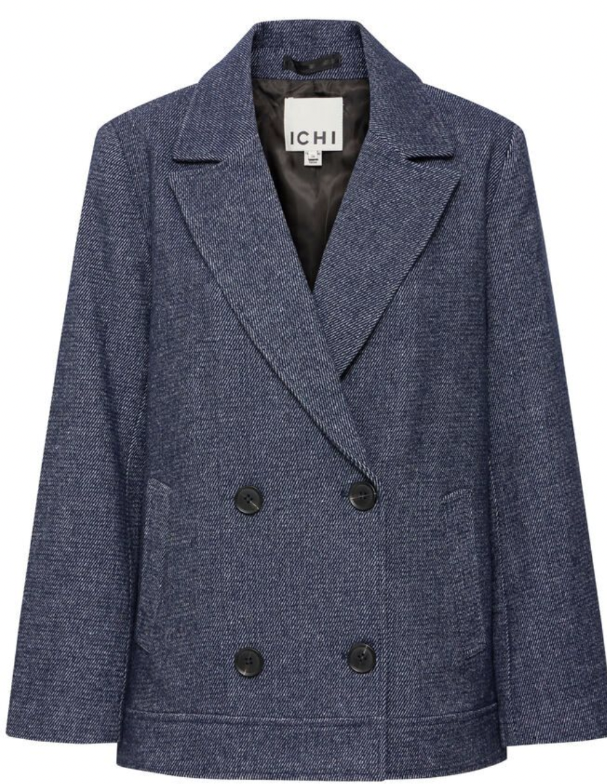 Veste chevron marine Ihevilo Ichi