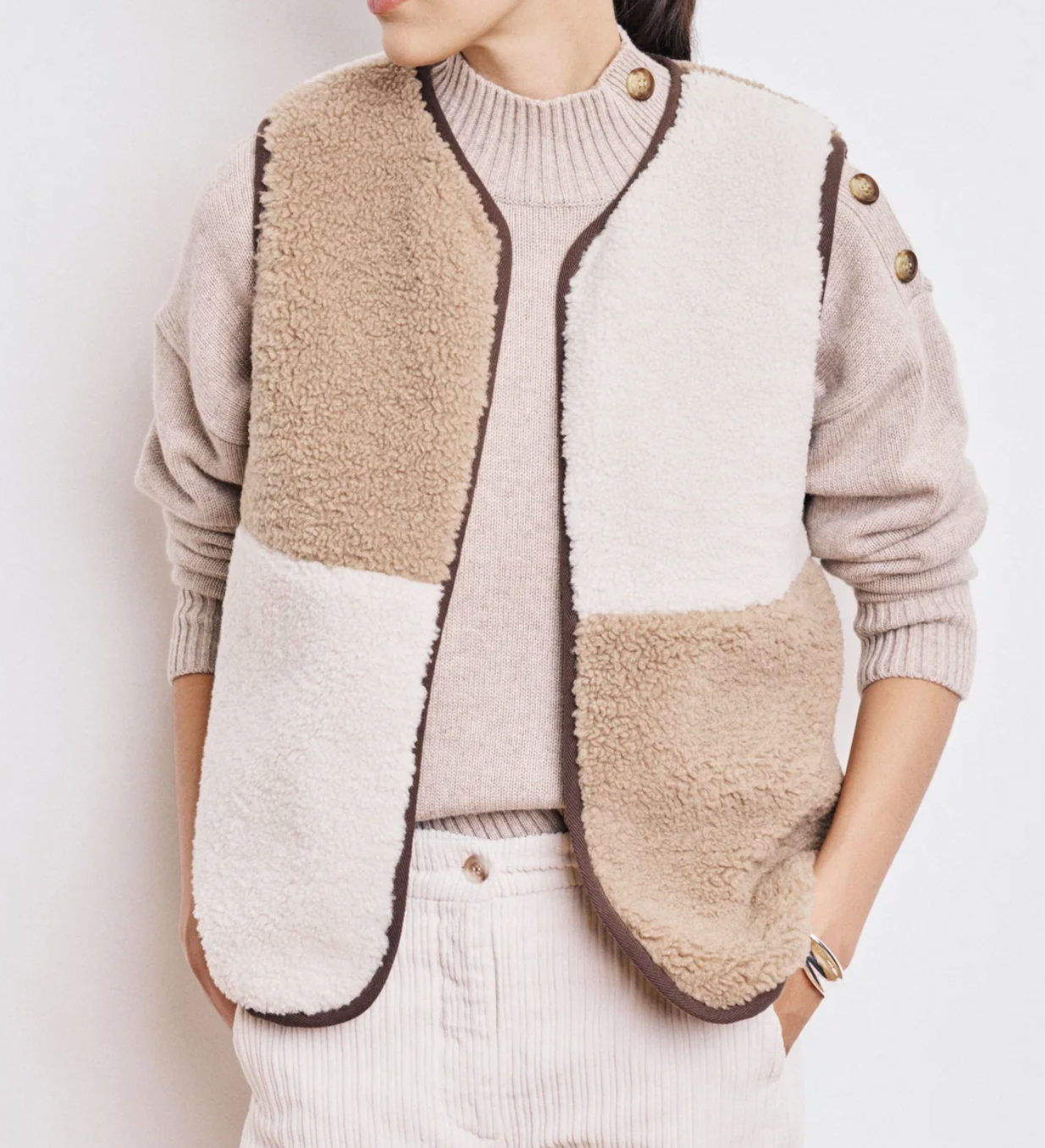 Gilet en fausse fourrure Veepie Hartford