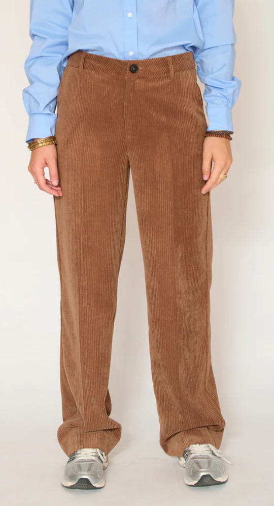 Pantalon Pimao velours cacao MKT Studio