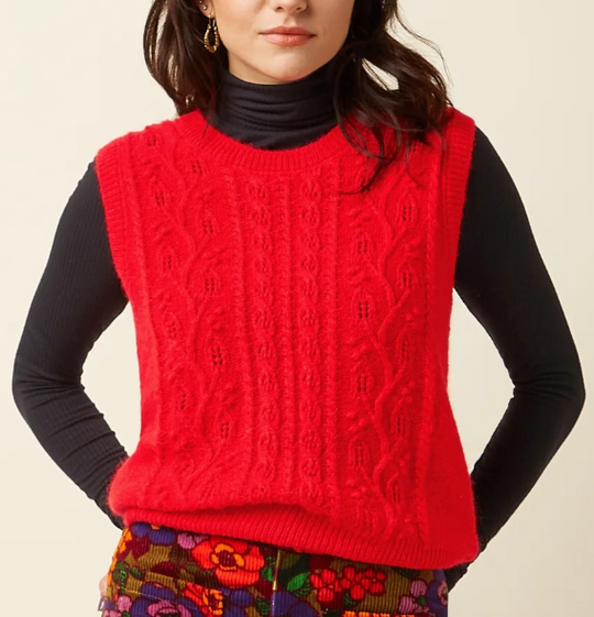 Top Boxy rouge King Louie