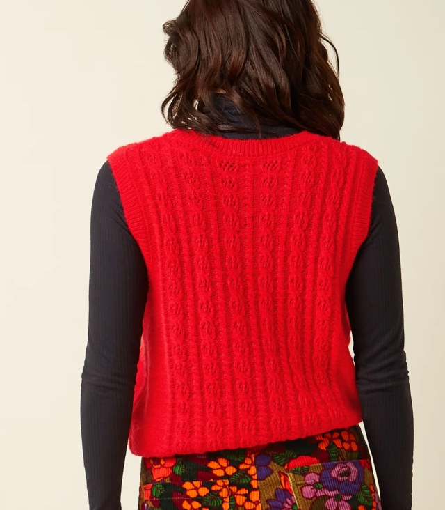 Top Boxy rouge King Louie