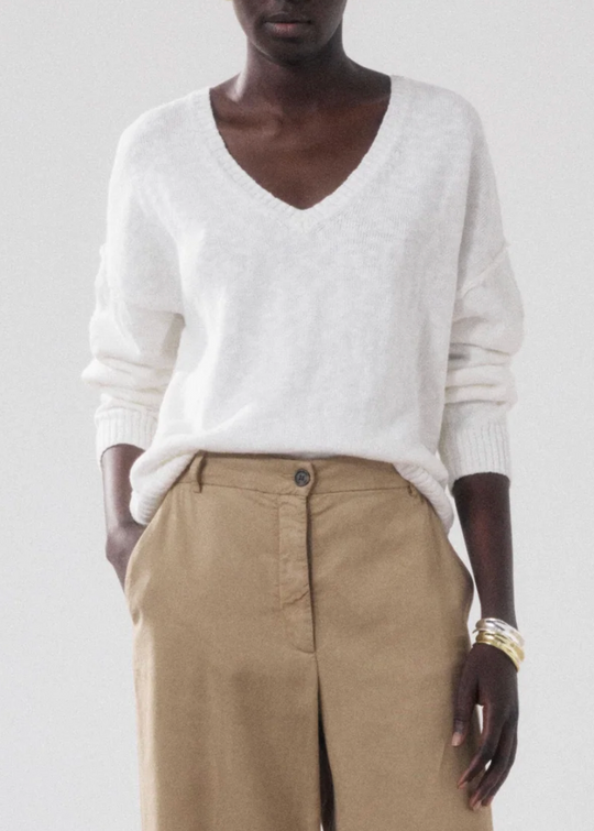 Pull blanc Mirisa Hartford