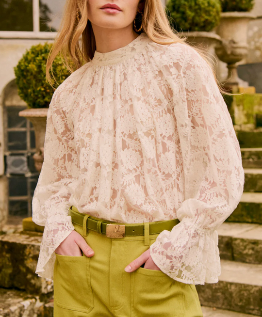 Blouse Camilia à dentelle Petite mendigote