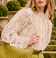 Blouse Camilia à dentelle Petite mendigote