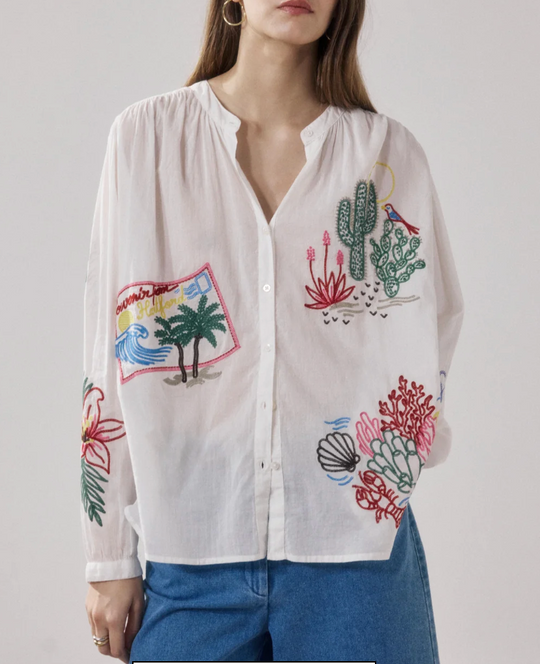 Chemise Cielo brodée Hartford