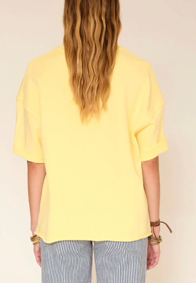 Sweat Sybille jaune MKT Studio
