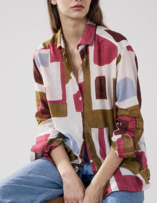 Chemise imprimée Charlot Hartford