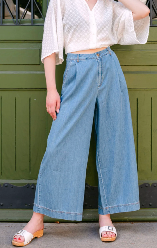 Pantalon court fluide Windy Mademoiselle Yéyé