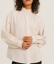 Blouse velours Soline écru Sacré Coeur
