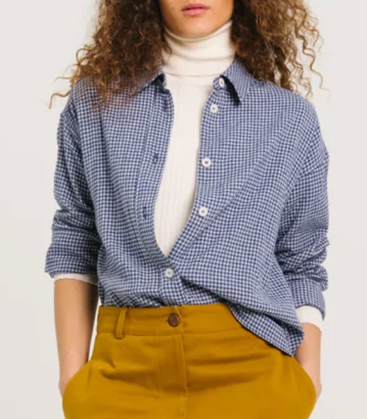 Blouse Linetta Mike bleue Sacré Coeur