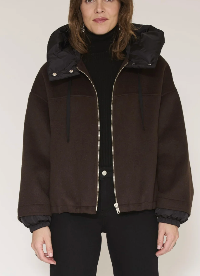 Manteau Maury marron MKT Studio