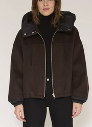 Manteau Maury marron MKT Studio