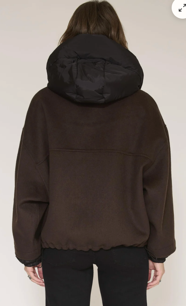 Manteau Maury marron MKT Studio