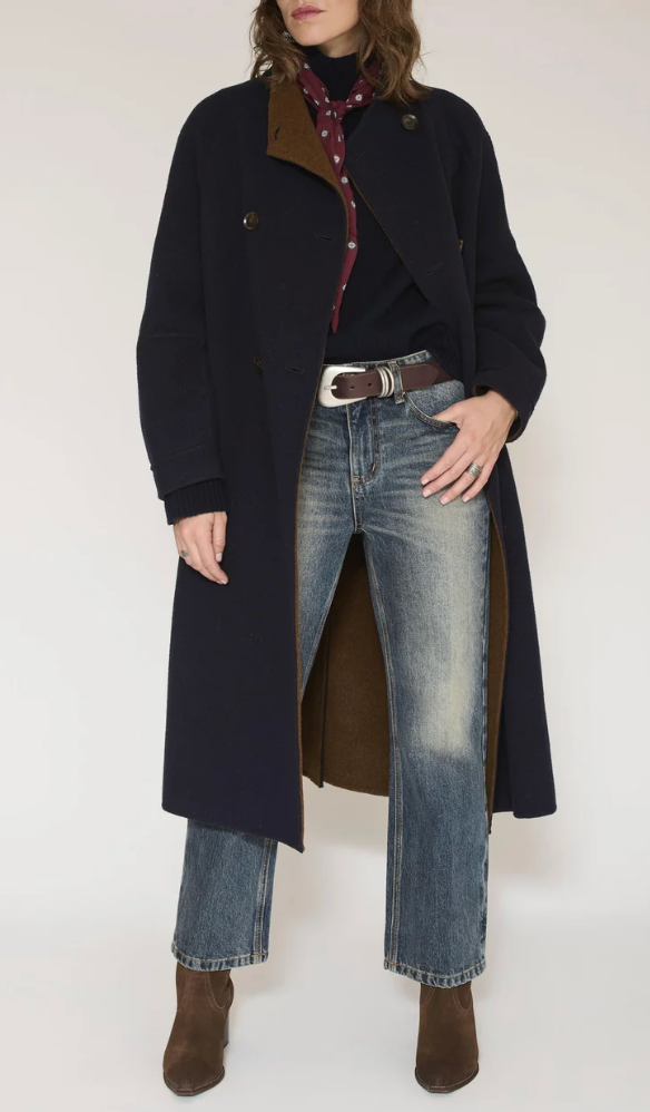 Manteau Matty marine MKT Studio