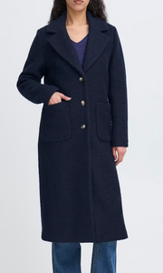 Manteau long marine Ihstipa Ichi