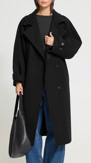 Manteau long noir Ihgaziva Ichi