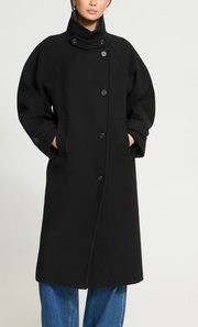 Manteau long noir Ihgaziva Ichi