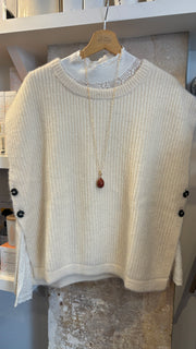 Pull sans manche VENUS écru Anonym