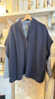 Pull Poncho Rachel couleur Dark blue Anonym