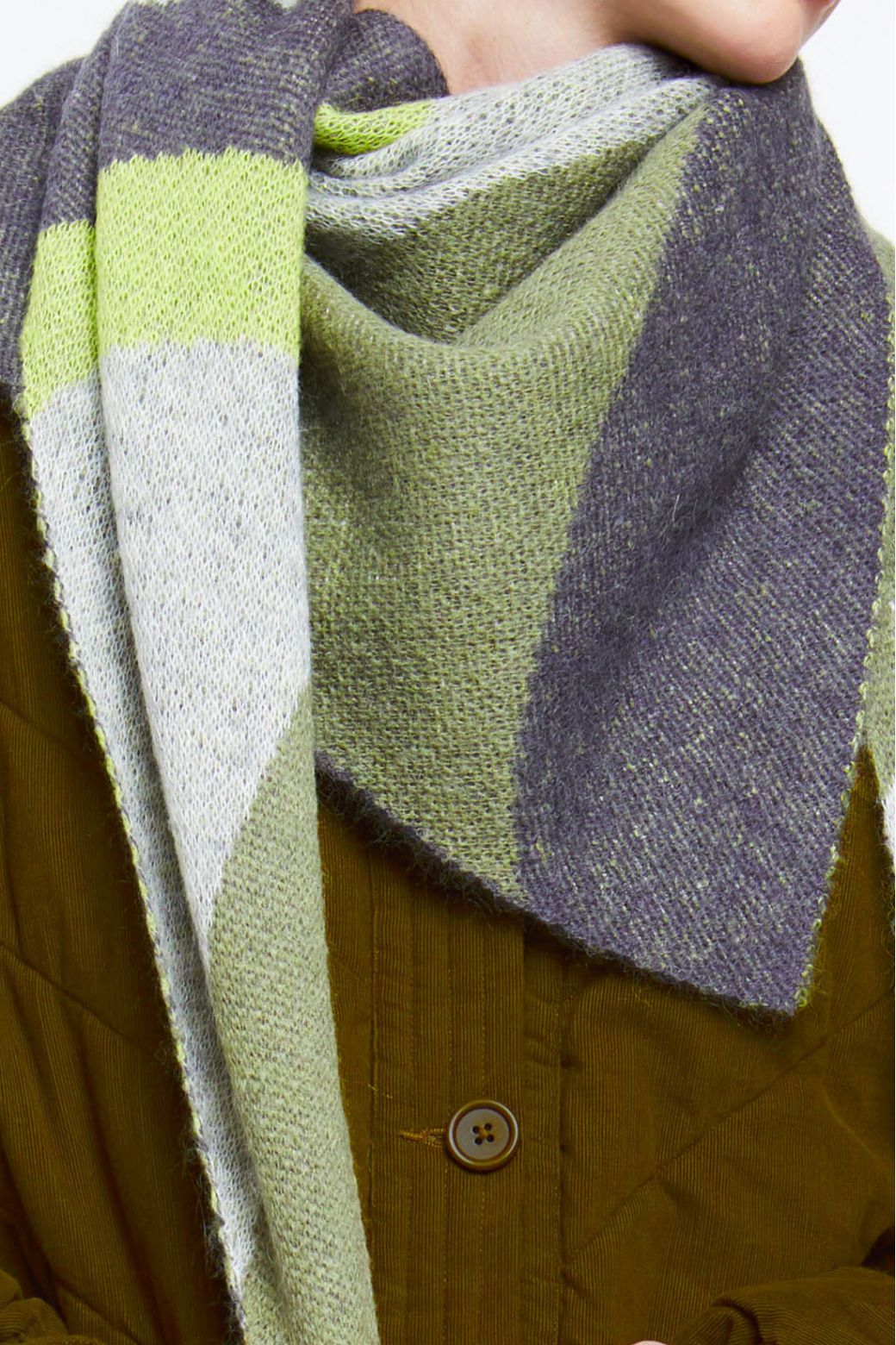 Triangle Nimphe gris/vert Ma Poésie